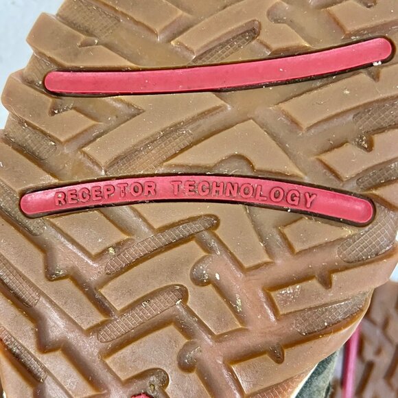 Ecco Gray/Beige Suede Mens Receptor Walking Shoe Sz 10-10.5 EU 44 Light Durable - Picture 5 of 15